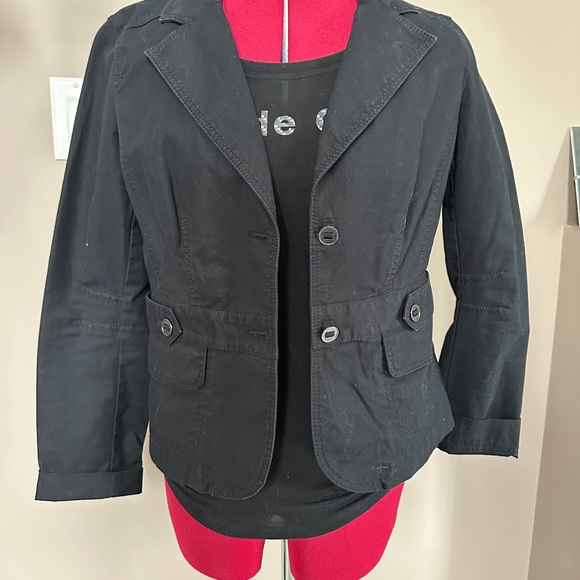 Ann Taylor Loft Cotton Blazer - Picture 3 of 13